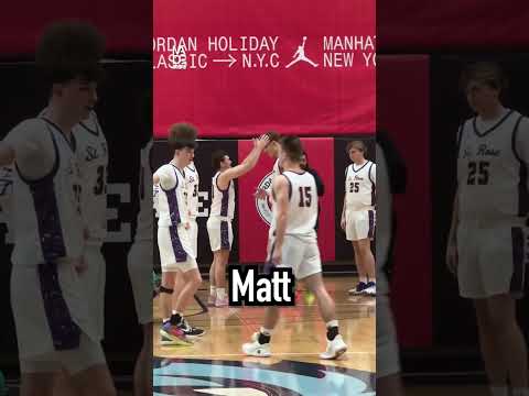 Senior Matt Hodge and Sophmore Jayden Hodge on the rise🇧🇪#basketball