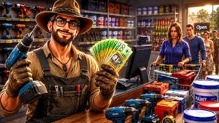 I Started My Own Hardware Store | DIY Store Simulator [First Look]