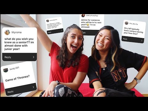 💯Advice from a Dartmouth Senior & Freshman // Q & A ft. JUSTJOELLE1