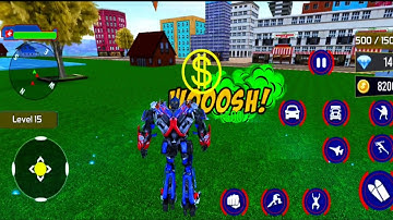 Police Truck Dino Robot Transformation * Android Gameplay