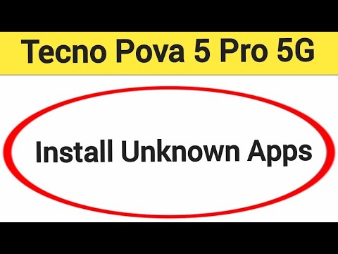 How to install unknown apps, install APK, Tecno Pova 5 Pro 5G me third party app install kaise karen