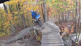 Downhill Bromont Mountain Bike Ride - Track 18 - Sony POV Action Cam