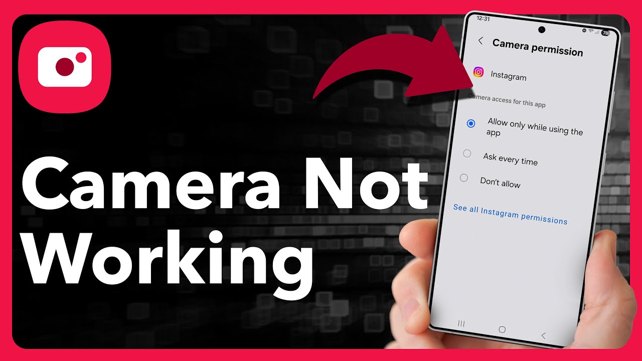How To Fix Camera Not Working On Android - YouTube