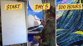 How to do over 100 hours of painting