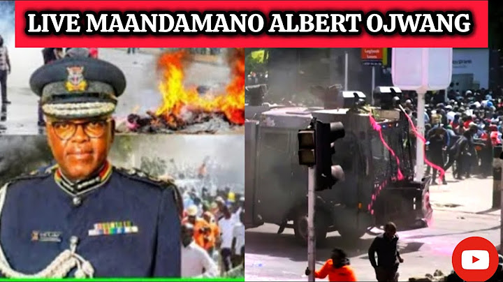 LIVE 🔴  MAANDAMANO IN NAIROBI ❗ GEN-Z DEMONSTRATES OVER ALBERT OJWANG DEATH! SEE THE SITUATION NOW