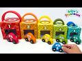 Teach Kids Colors and Numbers with Toy Car Playsets | Preschool Toddler Learning Toy Video!