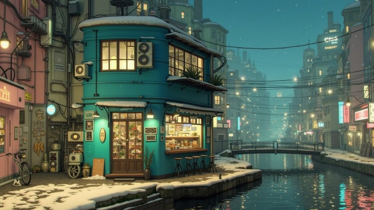 Кафе «Снежный канал»: Расслабляющие биты для учебы и сна