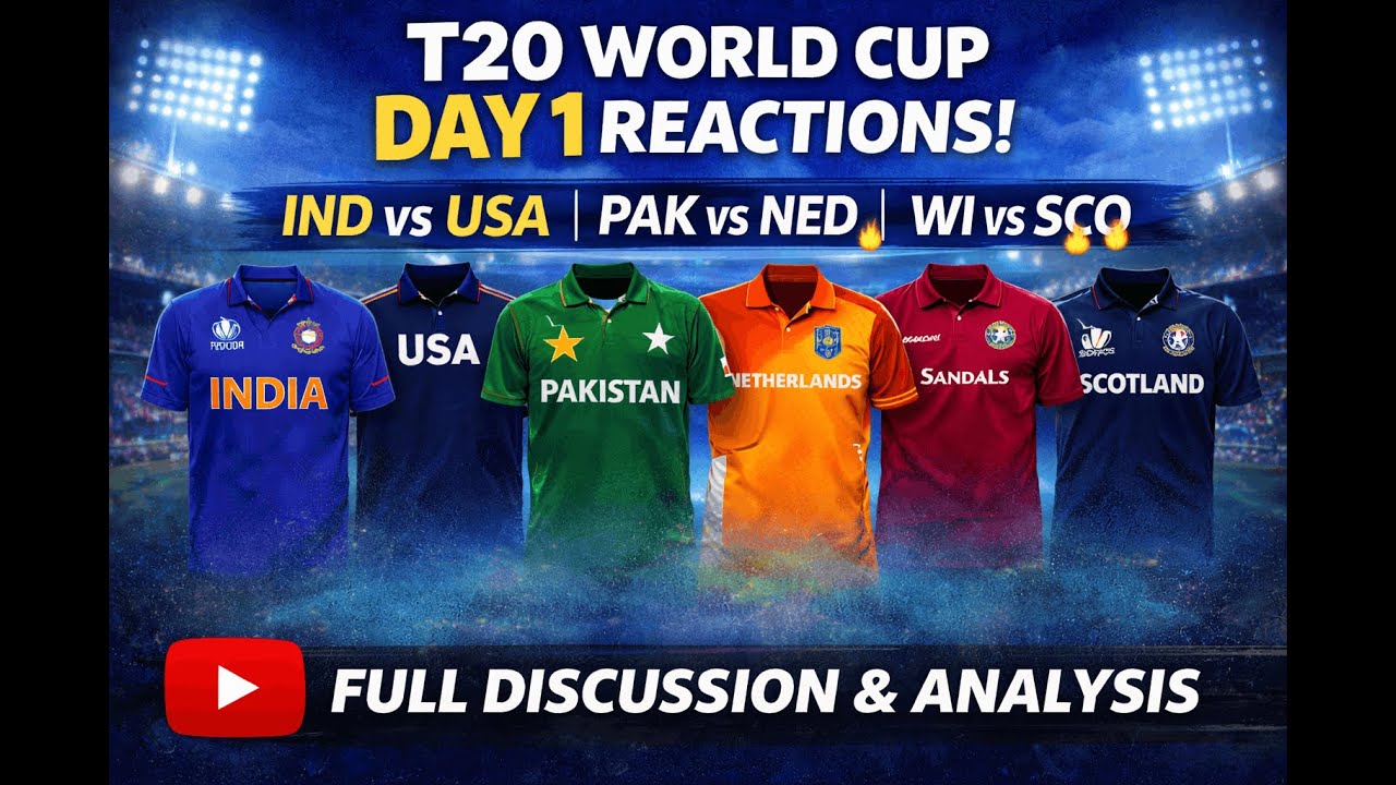 T20 World Cup Day 1 Was WILD 😮 | IND vs USA, PAK vs NED, WI vs SCO #t20worldcup #indiancricket #icc