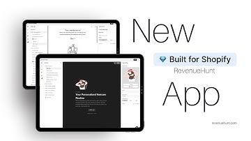 New *Built for Shopify* RevenueHunt App Is Out Now!