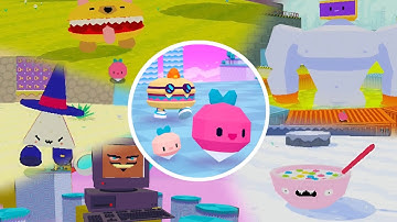 Dadish Game 3D - All Bosses & Endings + Cutscenes