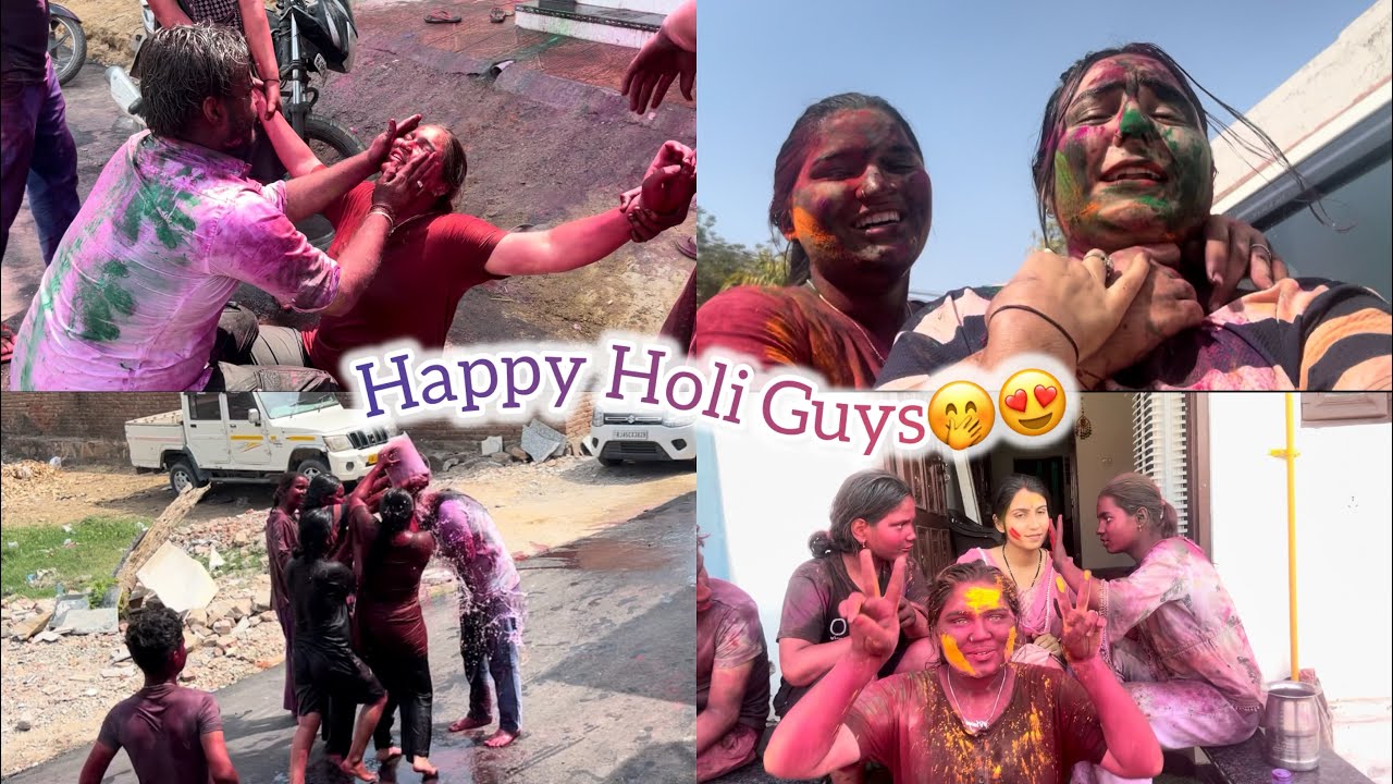 Happy Holi Everyone🎨✨|| Ye Hoti Hai Asli Holi🤭😅|| 