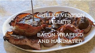 Grilled Venison Backstrap Fillets Bacon Wrapped and Marinated!! by Corporate Gone Country 405 views 8 months ago 7 minutes, 43 seconds