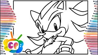 Haw to draw Shadow Sonic Shadow coloring page Elektronomia - Energy NCS Release