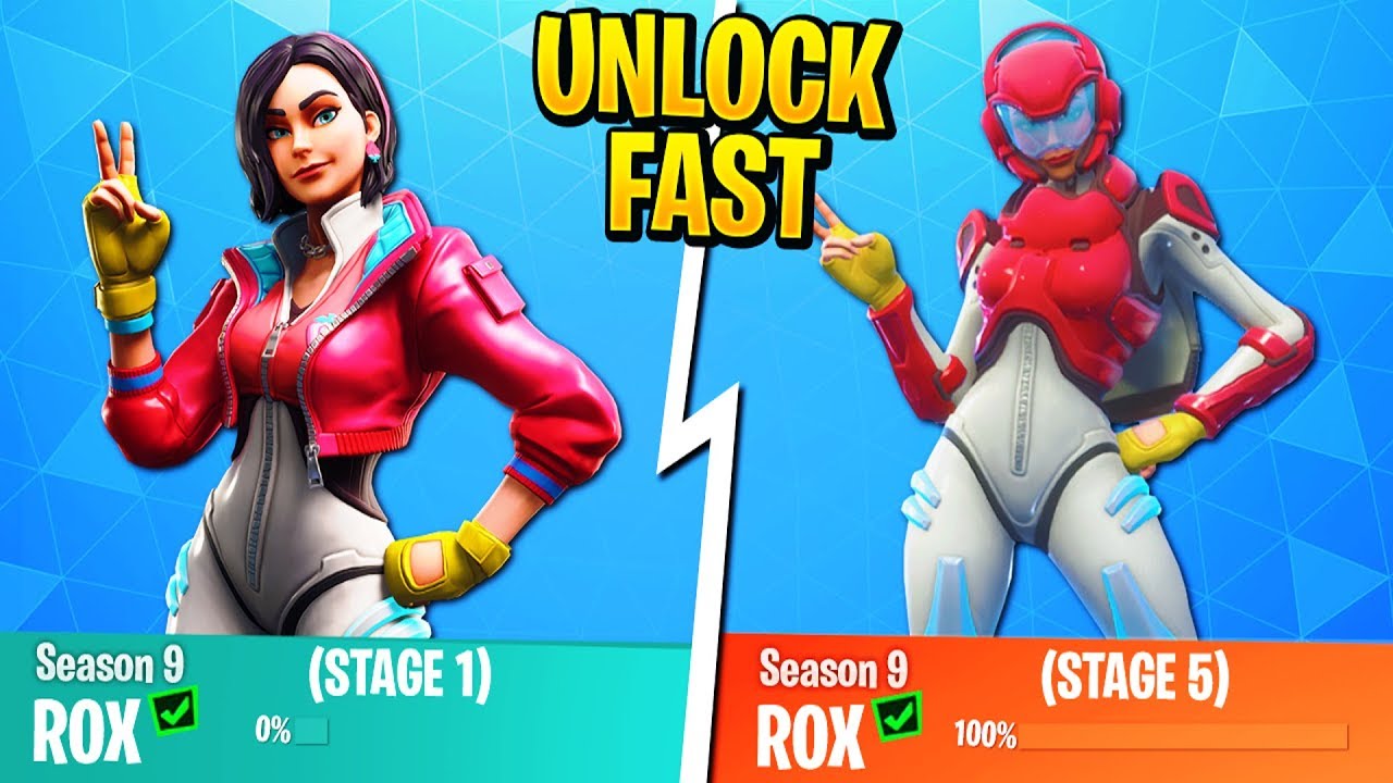 The FASTEST Method to MAX ROX SKIN in Fortnite... (Stage 5) - YouTube