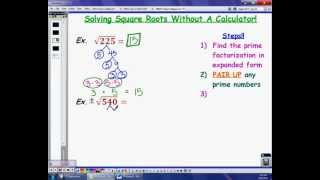 MATH C Day 1 Squares and Square Roots