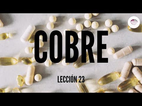 Video: Productos Que Contienen El Oligoelemento Cobre