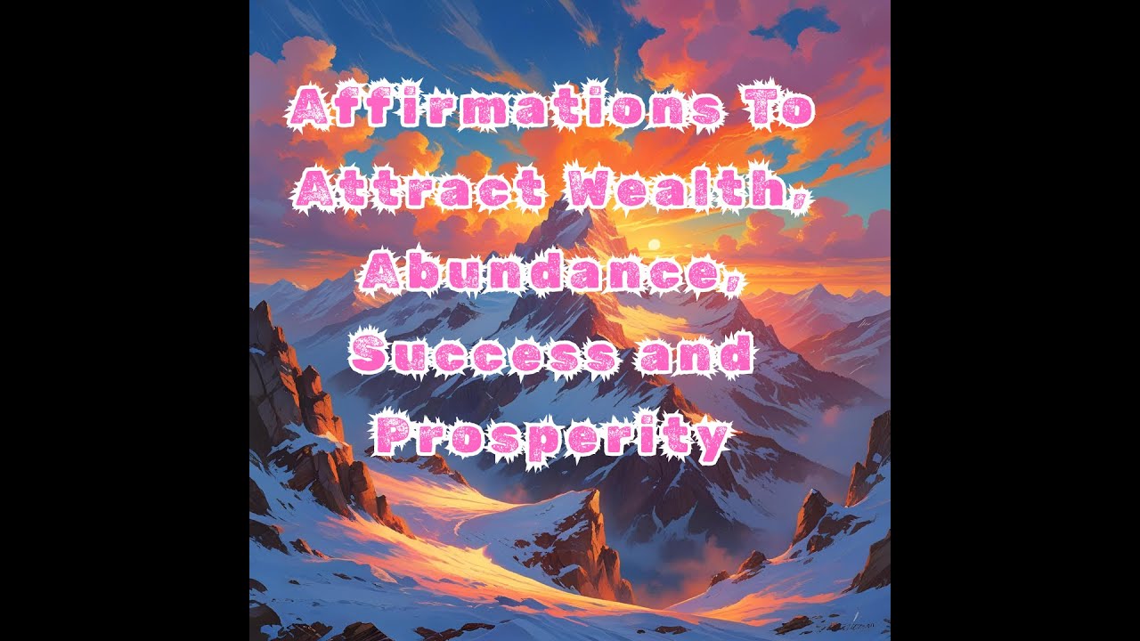 Affirmations To Attract Wealth, Abundance, Success and Prosperity - YouTube