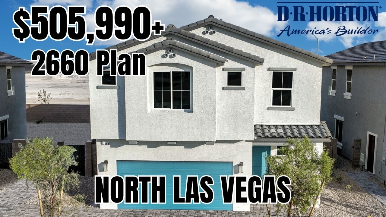 Tour the D.R. Horton Plan 2660 at Heartland Falls | New Construction in North Las Vegas