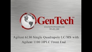Agilent 6130 Single Quadrupole Lcms With Agilent 1100 Hplc Front End