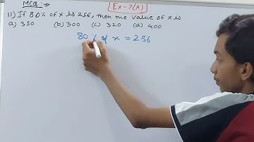 Q11 Ex 7A Percentage | ICSE Math Class 8 | S. Chand Solutions | OP Malhotra |