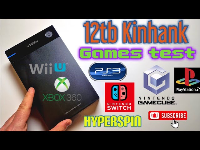 12TB HD plug and play Kinhank emulation test Hyperspin I PS4 PS3