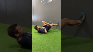 S/L Hamstring Bridge + Calf Raise (Wall)
