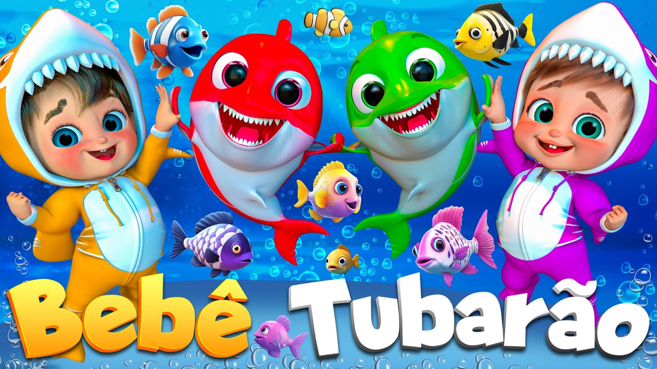 Hora de Cantar com Bebê Tubarão  @SuperLucaPortugues #rimasinfantis #musicasinfantis