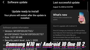 Samsung M10 w/ Android 10 One UI 2 OTA Update - Hands On ( Android Q FINALLY! ) Samsung J6
