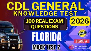 Florida CDL Permit Test | CDL General Knowledge Questions and Answers #florida #cdlpermittest #cdl