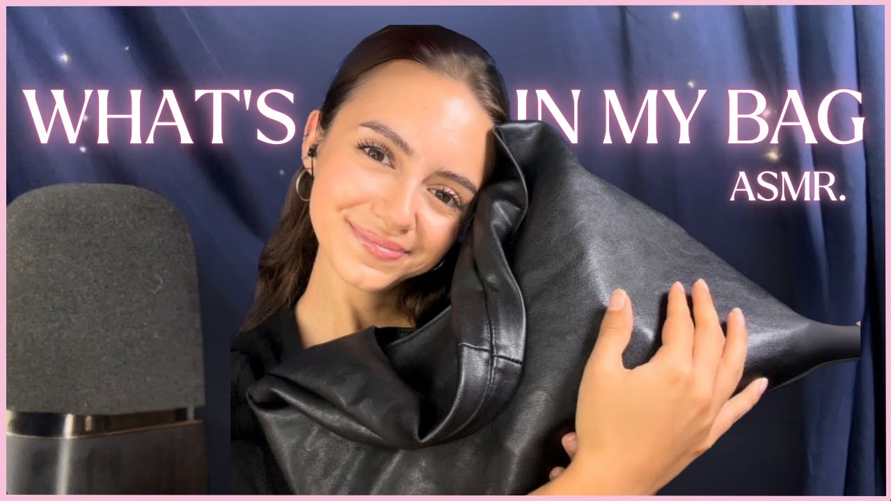 ASMR 🌙 WHAT'S IN MY WORK BAG 👜 (multi-déclencheurs)
