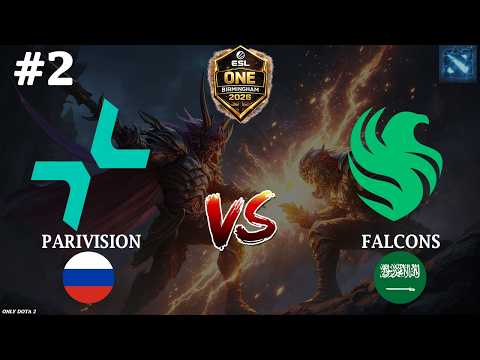 НОЖКИ ДРОЖАТ, РУКИ НЕ ПОПАДАЮТ В КЛАВИШИ! | Parivision vs Falcons #2 (BO2) ESL One Birmingham 2026