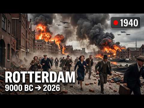 Evolution of Rotterdam (9000 BCE–2026): Fixed-Camera Timelapse