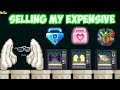 Selling All My Expensive Items P.t2 (Road to 1000Dls) | GrowTopia