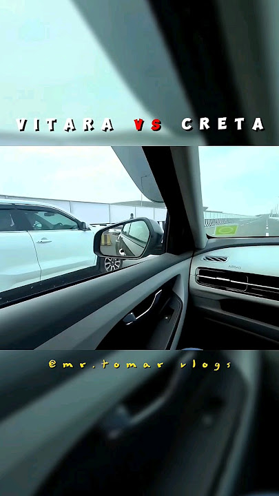 Creta 2024 Facelift vs Grand Vitara Drag Race