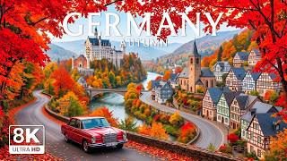 Maine in Autumn 8K A Scenic Fall Journey - Golden Forests Mountain Lakes Rugged Coastlines