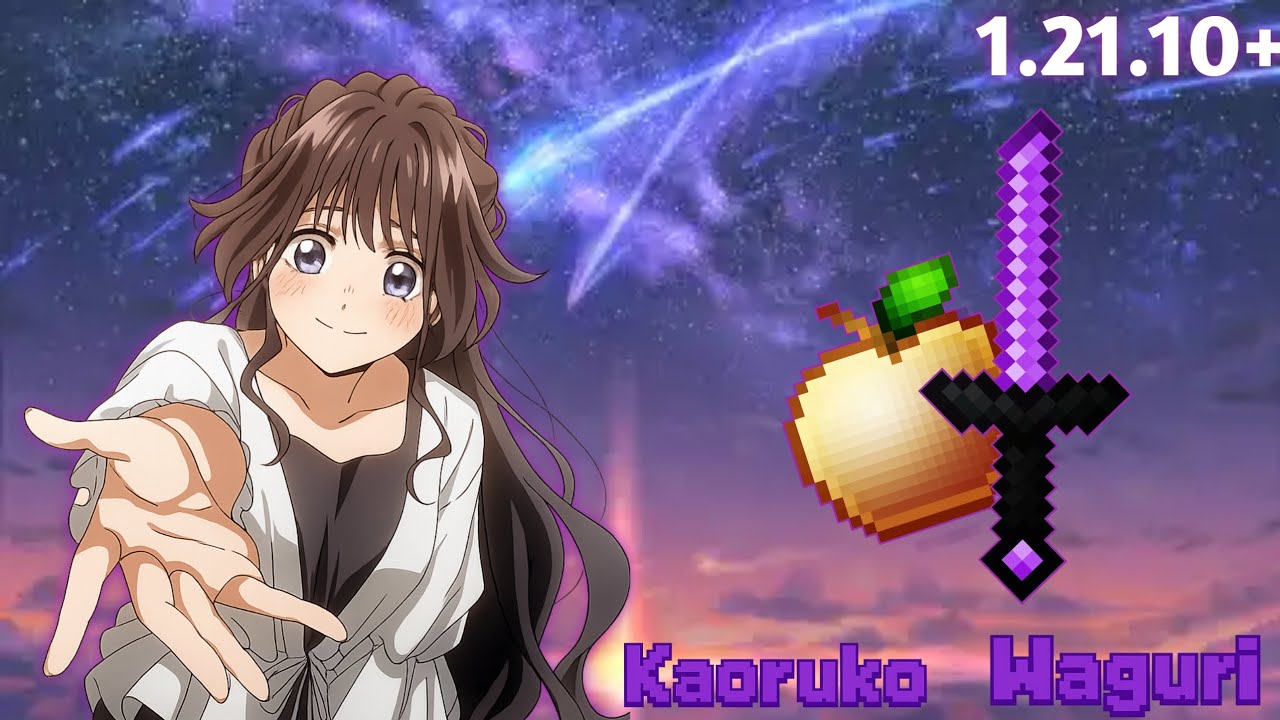 Kaoruko Waguri | Minecraft Java Anime Texture Pack | 1.21 Bedwar