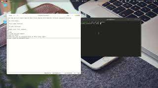 Linux ubuntu distribution terminal password not showing testing