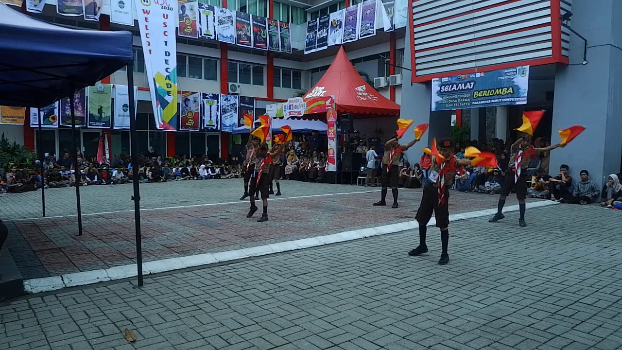PRAMUKA SMPN 16 MANDAI (PARADE SEMAPHORE) URANIUM SCOUT  COMPETITION 2020 PENGGALANG SMP PUTRA