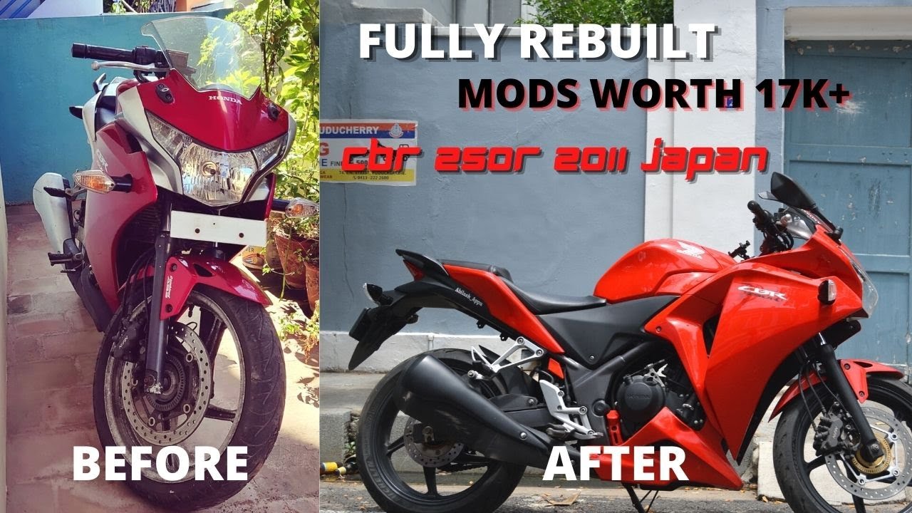 CBR250R 2011 japan| FULLY REBUILT| mods worth 17k+| TAMIL