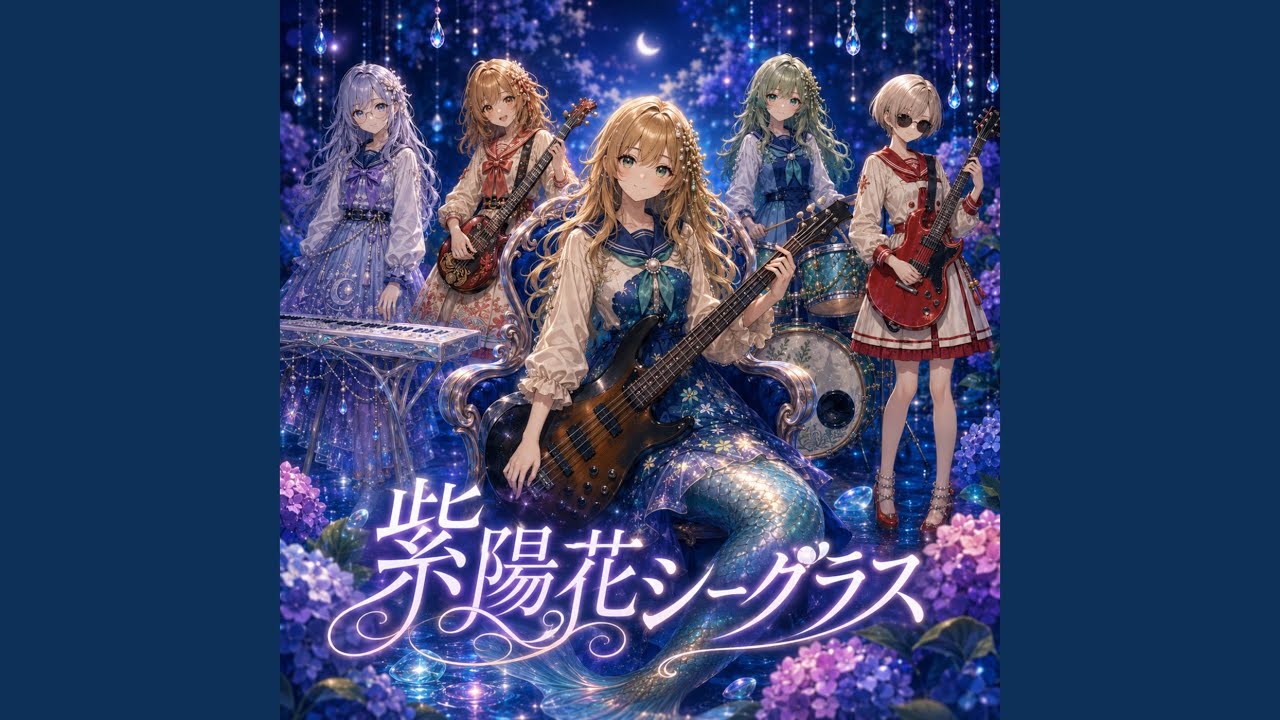 紫陽花シーグラス - YouTube