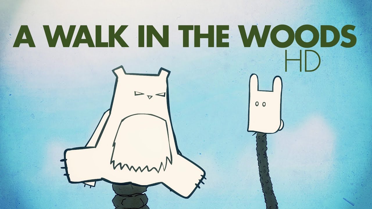 A Walk In The Woods : Animated Short : MrWeebl - YouTube