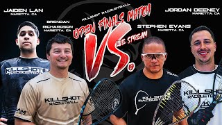 🔥Killshot Racquetball Doubles Final | Lan & Richardson vs Evans & Deeney | Marietta Showdown!
