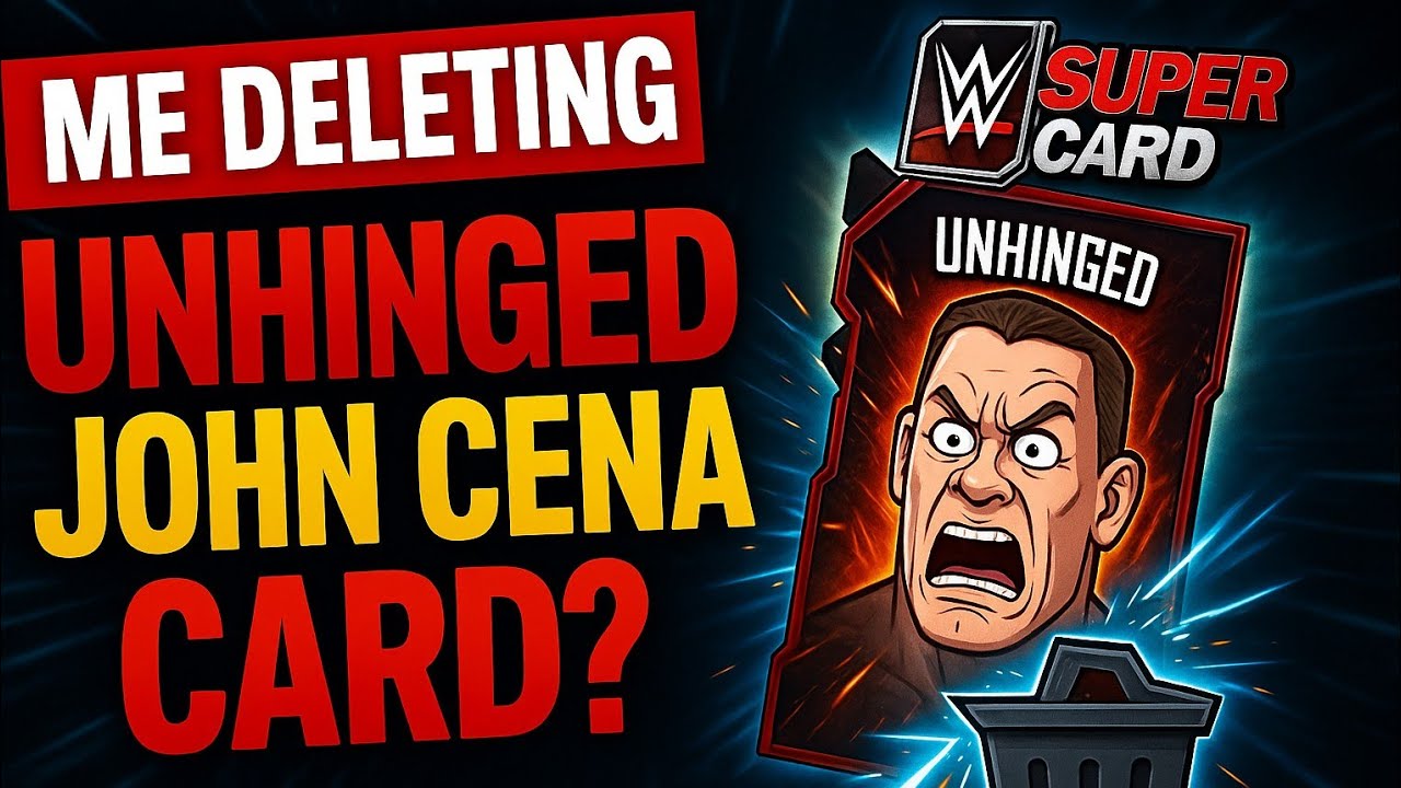 🔥 WWE SuperCard | Deleting UNHINGED John Cena?! 🔥