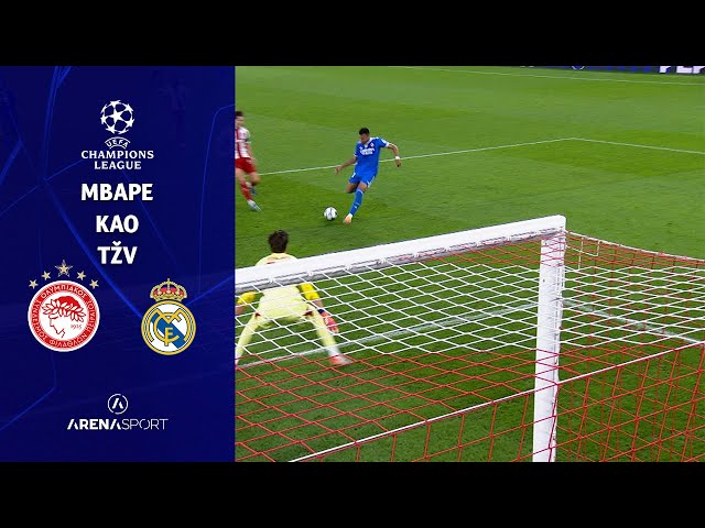 MBAPEOV HET-TRIK ZA SAMO 7 MINUTA | Olympiacos - Real Madrid | Liga šampiona | 26. novembar 2025.