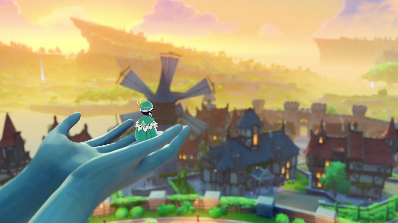 Genshin Impact - Mondstadt Day/Night Ambiance (wind, crickets, birds)