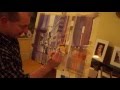 Beckerart holbein fluid acrylics demonstration by david r becker