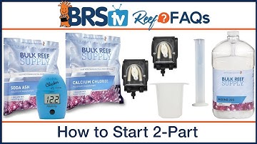 How to select the initial 2 part dose for my reef tank? | ReefFAQs