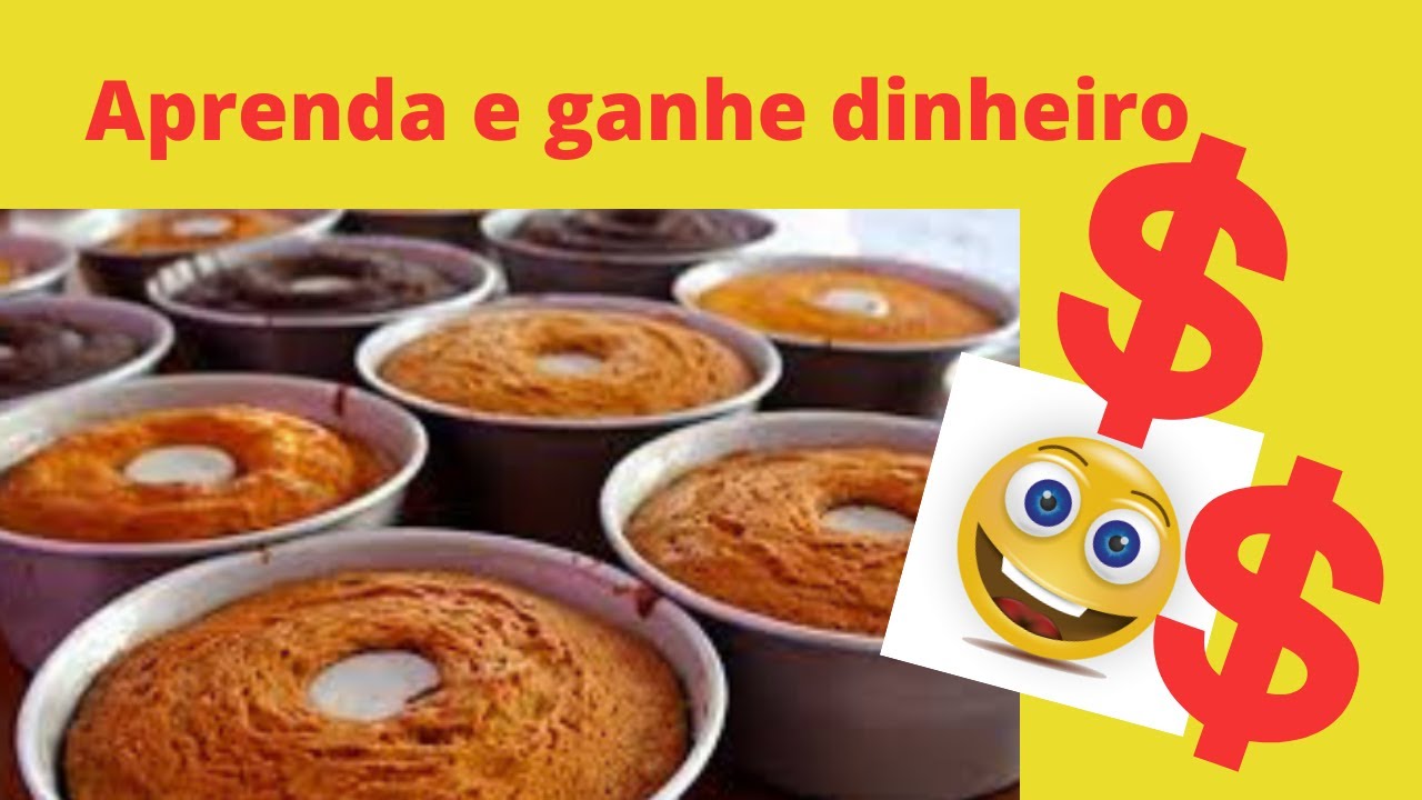 Receita De Bolo e COMO GANHAR MUITO DINHEIRO VENDENDO BOLOS