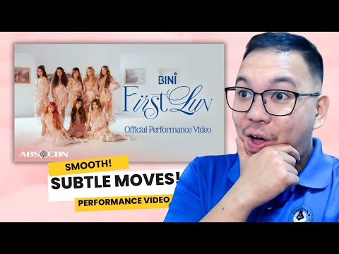 DANCER REACTS: BINI | ‘First Luv’ Official Performance Video │ So this is BINI now!