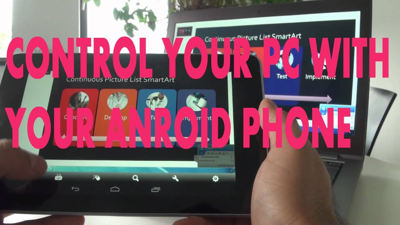 Controlling Pc Using Phone Controlling PC With Your Phone - YouTube